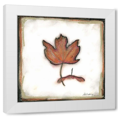 Fall Color II White Modern Wood Framed Art Print by Ludwig, Alicia
