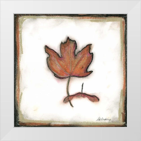 Fall Color II White Modern Wood Framed Art Print by Ludwig, Alicia