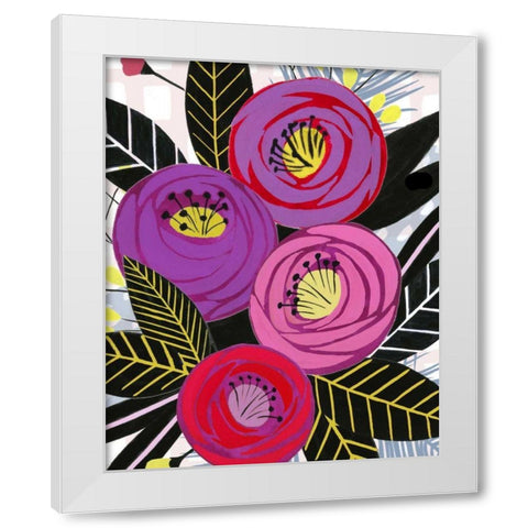 Sunkissed Silhouette II White Modern Wood Framed Art Print by Vision Studio