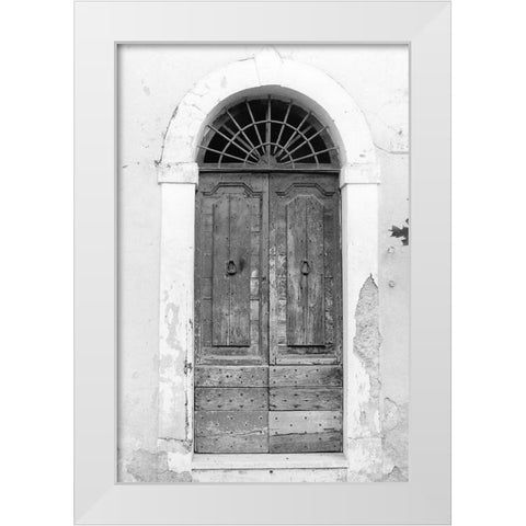 Enduring White Modern Wood Framed Art Print by DeNardo, Laura