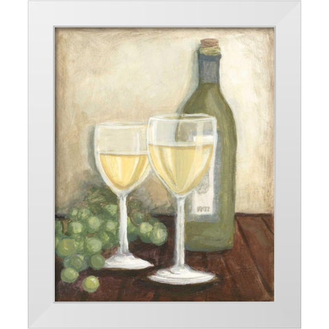 Chardonnay White Modern Wood Framed Art Print by Meagher, Megan