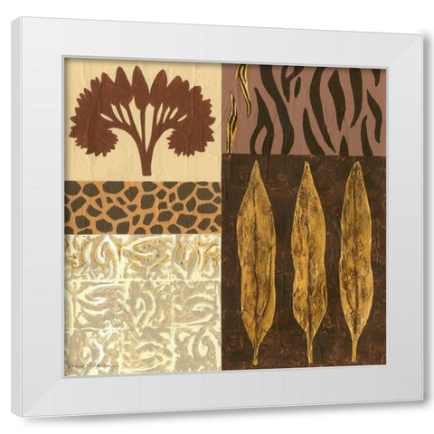 Sophisticated Safari I White Modern Wood Framed Art Print by Slocum, Nancy