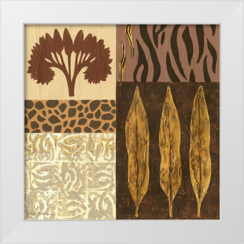Sophisticated Safari I White Modern Wood Framed Art Print by Slocum, Nancy