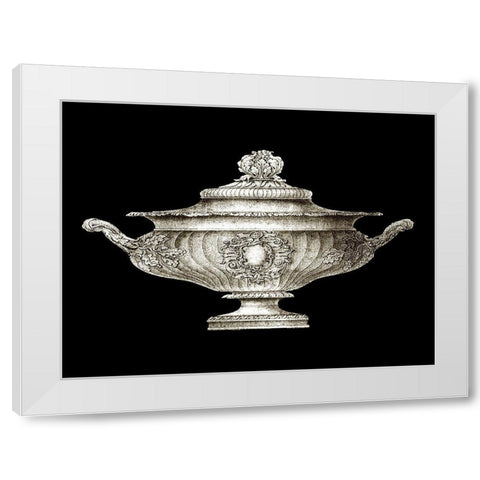 Small Garden Antiquities II (AH) White Modern Wood Framed Art Print by Vision Studio