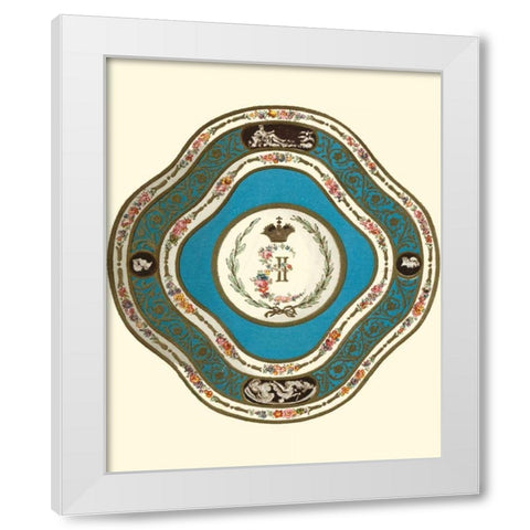 Sevres Porcelain II White Modern Wood Framed Art Print by Garnier