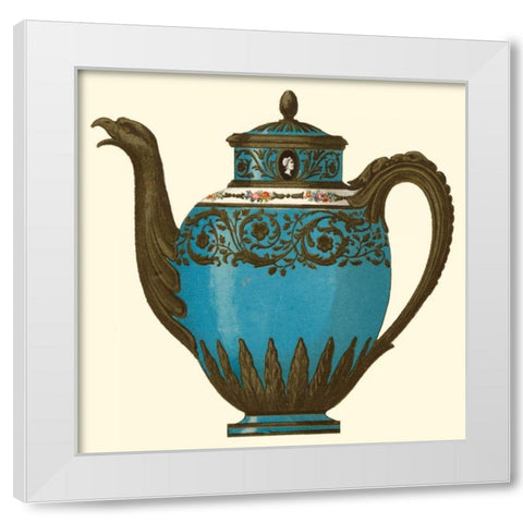 Sevres Porcelain III White Modern Wood Framed Art Print by Garnier