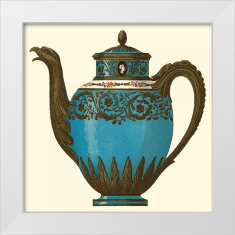 Sevres Porcelain III White Modern Wood Framed Art Print by Garnier