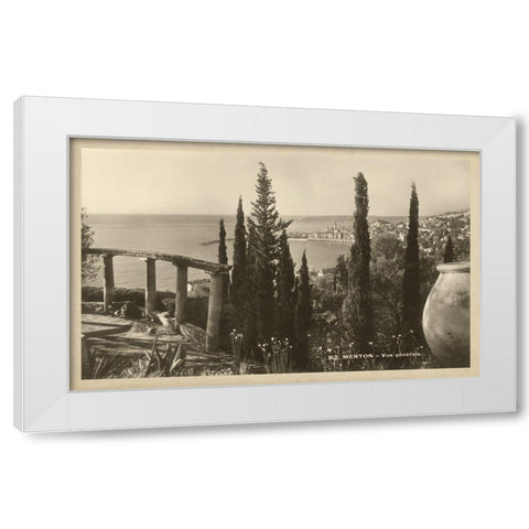 Summer in France V White Modern Wood Framed Art Print by Unknown
