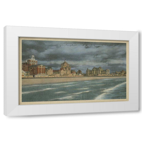 Atlantic City, NJ- VII White Modern Wood Framed Art Print by Unknown