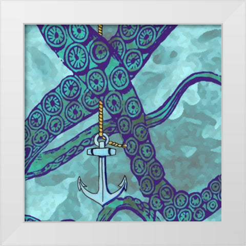 Misadventure IV White Modern Wood Framed Art Print by Ludwig, Alicia