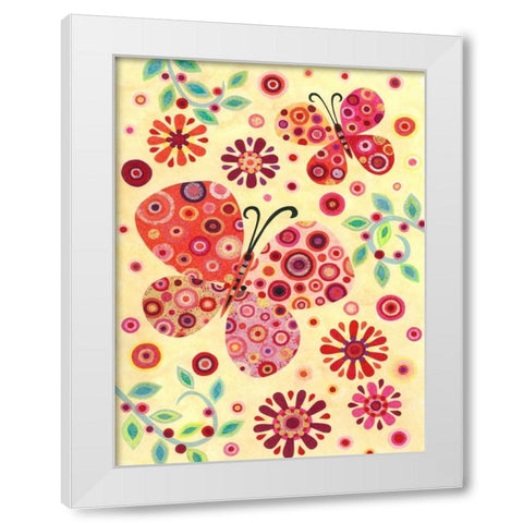 Breezy Day White Modern Wood Framed Art Print by Conway, Kim