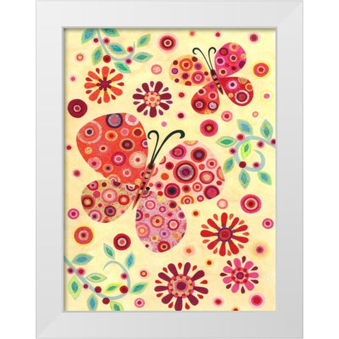 Breezy Day White Modern Wood Framed Art Print by Conway, Kim