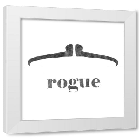 Rogue White Modern Wood Framed Art Print by Johnson, Jason