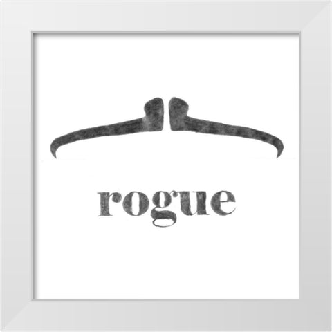 Rogue White Modern Wood Framed Art Print by Johnson, Jason