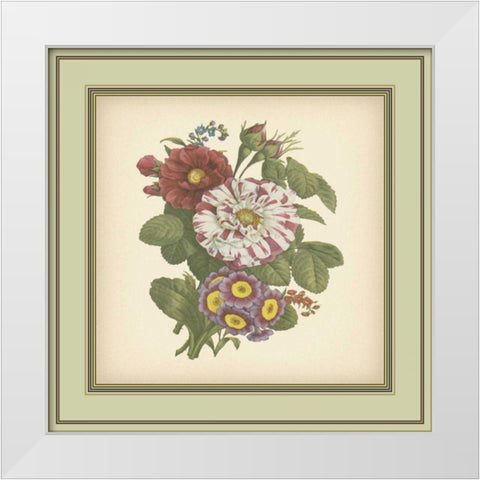 Tuscany Bouquet X White Modern Wood Framed Art Print by Unknown