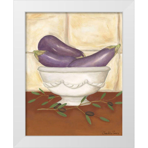 Tuscan Harvest II White Modern Wood Framed Art Print by Zarris, Chariklia