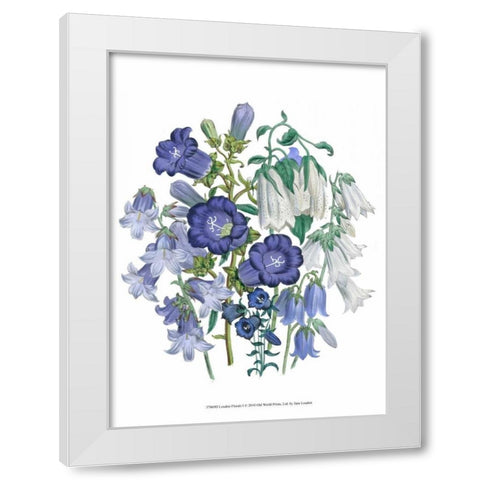 Loudon Florals I White Modern Wood Framed Art Print by Loudon, Jane