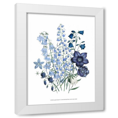 Loudon Florals IV White Modern Wood Framed Art Print by Loudon, Jane