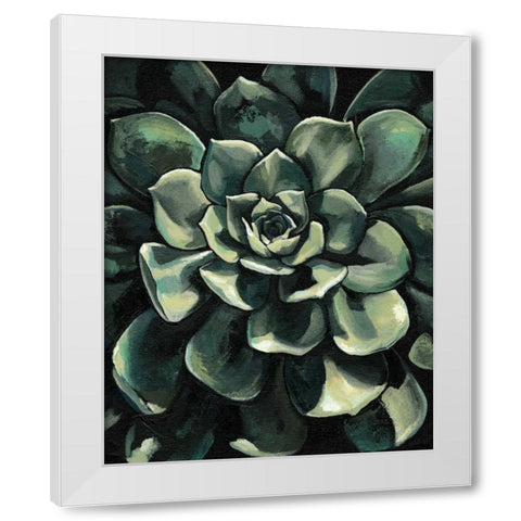 Printed Lunar Succulent I White Modern Wood Framed Art Print by Meagher, Megan