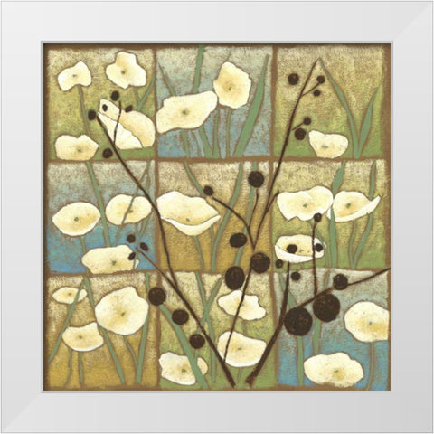 Orchard View I White Modern Wood Framed Art Print by Zarris, Chariklia