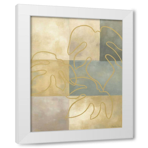 Arbor Leaves I White Modern Wood Framed Art Print by Zarris, Chariklia