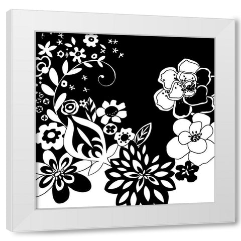 Tokyo Garden VI White Modern Wood Framed Art Print by Zarris, Chariklia