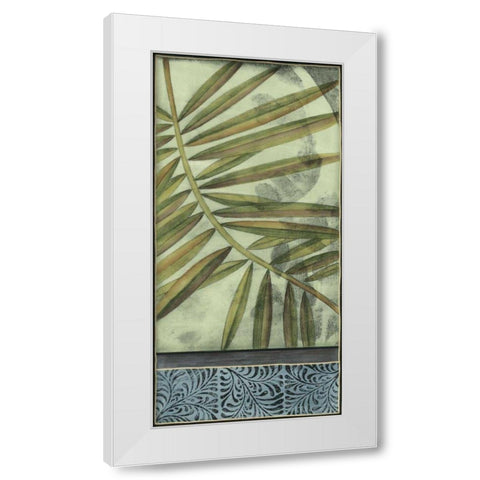 Small Sophisticated Palm II White Modern Wood Framed Art Print by Goldberger, Jennifer