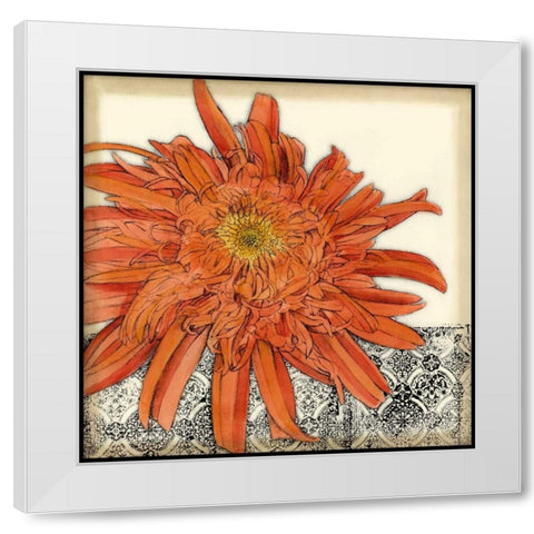 Botanica I White Modern Wood Framed Art Print by Goldberger, Jennifer