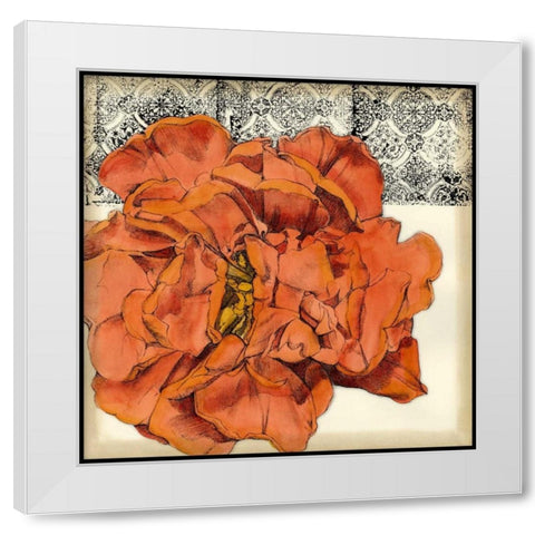 Botanica II White Modern Wood Framed Art Print by Goldberger, Jennifer