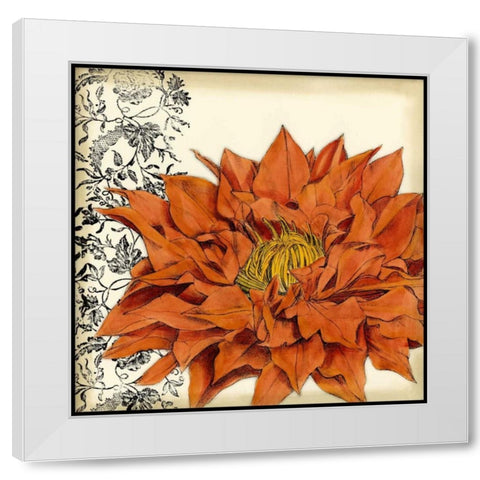 Botanica III White Modern Wood Framed Art Print by Goldberger, Jennifer