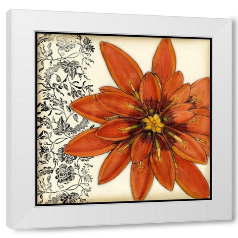 Botanica IV White Modern Wood Framed Art Print by Goldberger, Jennifer