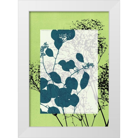 Small Translucent Wildflowers VII White Modern Wood Framed Art Print by Goldberger, Jennifer