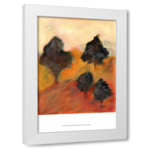 Printed Sonoma Hills I White Modern Wood Framed Art Print by Taylor, Kris