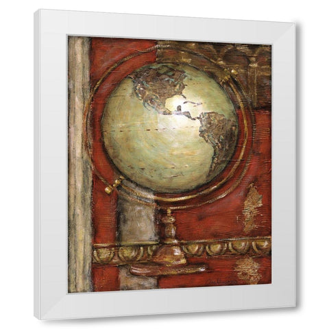 Journeys Beginning I White Modern Wood Framed Art Print by Zarris, Chariklia