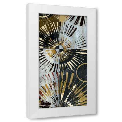 Outburst III White Modern Wood Framed Art Print by Burghardt, James