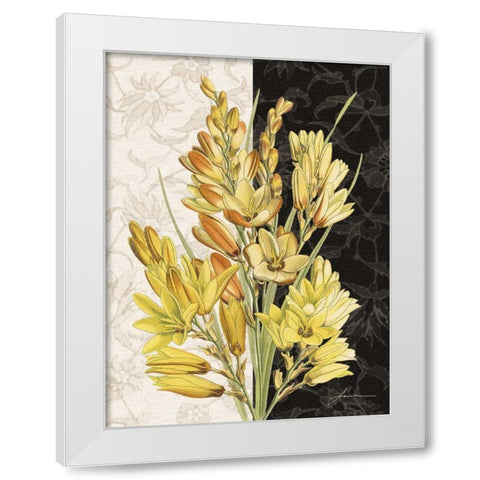 Centerpiece IV White Modern Wood Framed Art Print by Burghardt, James