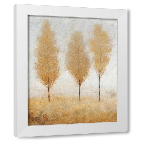 Autumn Springs I White Modern Wood Framed Art Print by OToole, Tim