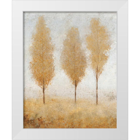 Autumn Springs I White Modern Wood Framed Art Print by OToole, Tim