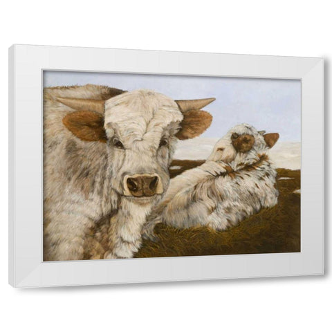 Let The Good Times Roll White Modern Wood Framed Art Print by Winkler, Kathy