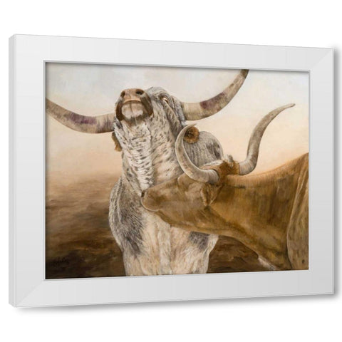 Ahhhhh! White Modern Wood Framed Art Print by Winkler, Kathy