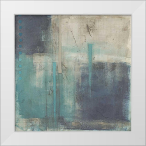 Crossfade I White Modern Wood Framed Art Print by Vess, June Erica