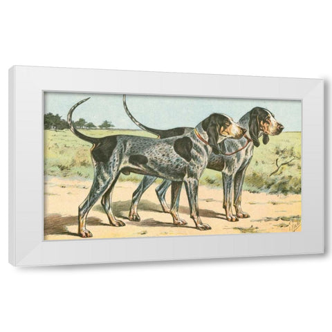 Mans Best Friend VIII White Modern Wood Framed Art Print by Unknown