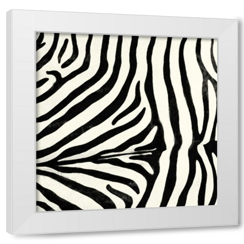 Animal Instinct VII White Modern Wood Framed Art Print by Vision Studio