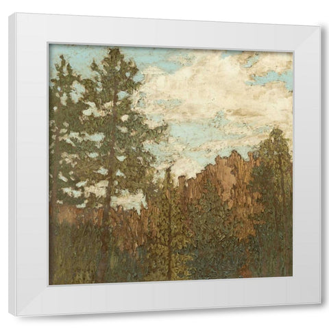Western View I White Modern Wood Framed Art Print by Meagher, Megan