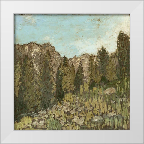 Western View II White Modern Wood Framed Art Print by Meagher, Megan