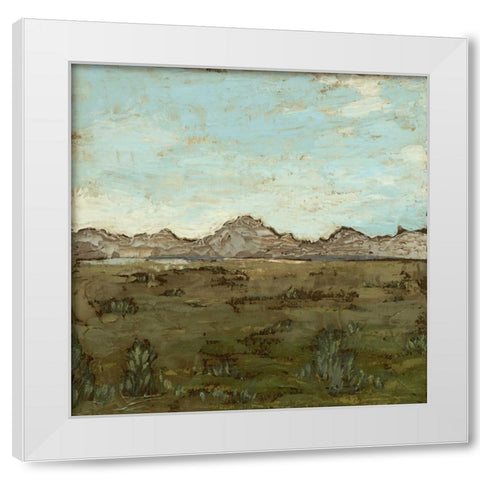 Western View IV White Modern Wood Framed Art Print by Meagher, Megan