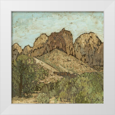 Western View VIII White Modern Wood Framed Art Print by Meagher, Megan