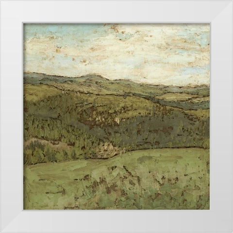 Western View IX White Modern Wood Framed Art Print by Meagher, Megan