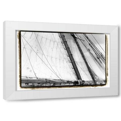 Undersail III White Modern Wood Framed Art Print by DeNardo, Laura