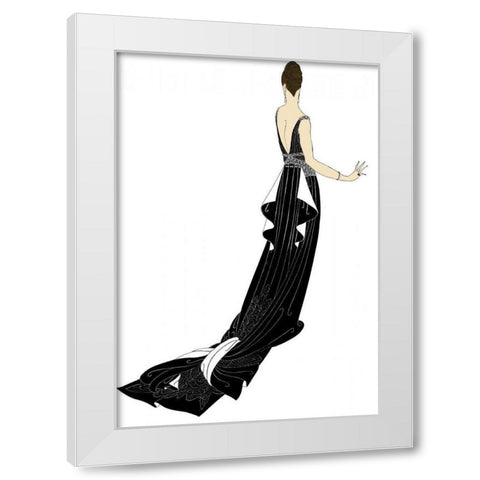 Sophisticated Ladies I White Modern Wood Framed Art Print by Vision Studio